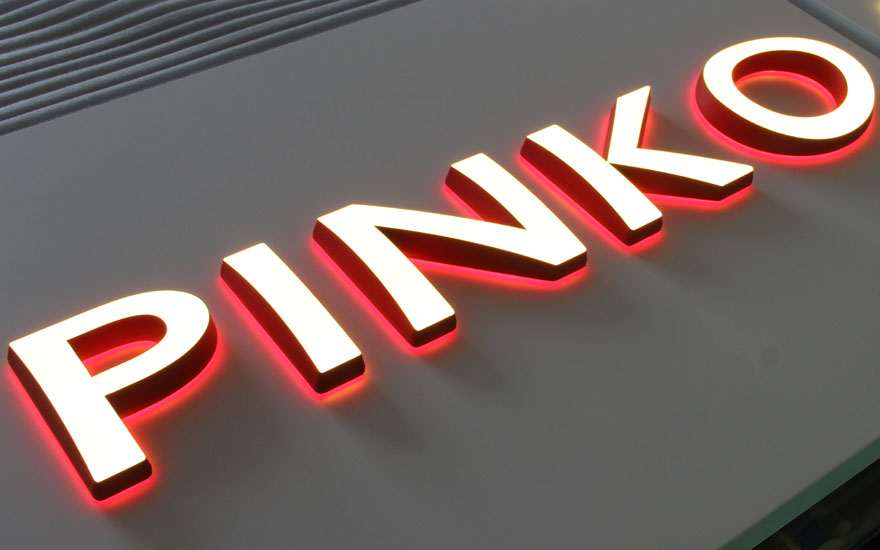 Pinko(品高)弧面亚克力双面LED迷你发光字