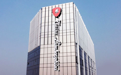 四川成都兰博基尼幕墙发光字工程